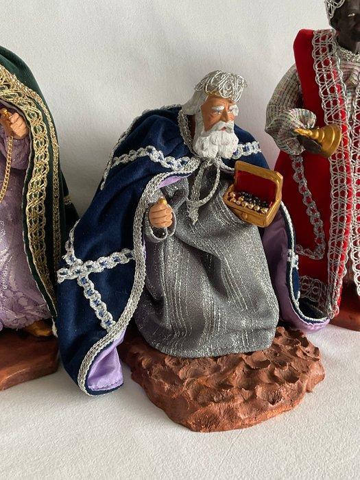 Santonnier Devouassoux , drie artisanale Provençaalse, Antiek en Kunst, Antiek | Boeken en Manuscripten