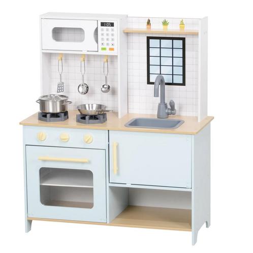 TRUUSK Kinderkeuken Speelkeuken - Met Magnetron, Fornuis, Ov, Kinderen en Baby's, Speelgoed | Buiten | Speelhuisjes, Verzenden