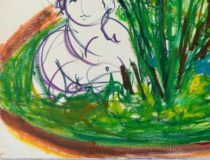 Mimmo Germanà (1944-1992) - Senza titolo, Antiek en Kunst, Kunst | Schilderijen | Modern
