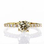 Zonder Minimumprijs - Verlovingsring - 14 karaat Geel goud -, Handtassen en Accessoires, Antieke sieraden