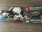 Atari, Nintendo, Sony - Lot Mini Consoles Atari - PS1 - NES, Nieuw