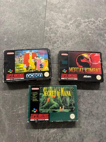 Nintendo - Snes - lot of 3 - Pugsleys Scavenger Hunt, beschikbaar voor biedingen