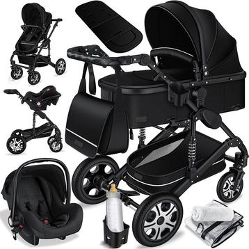 Kinderwagen - 3 in 1 - tevens buggy en autostoeltje -, Verzenden