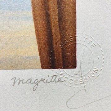 René Magritte (after) - Décalcomanie beschikbaar voor biedingen