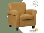 Leren fauteuil Perfection - Kenia Walnut (cognac) - Poten, Huis en Inrichting, Fauteuils, Eigentijds, Retro, Nieuw, Ophalen of Verzenden