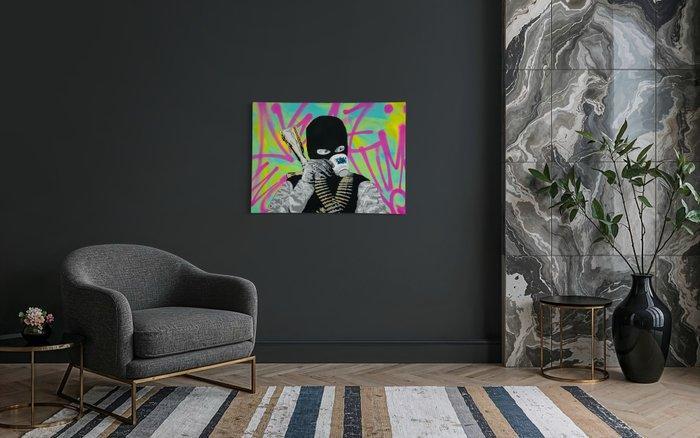 Sinao - Bougie [100% handmade], Antiquités & Art, Art | Peinture | Moderne