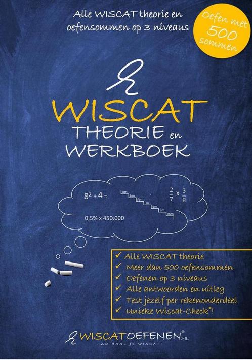 WISCAT Theorie- en Werkboek - voor PABO rekenen - Alle, Boeken, Overige Boeken, Gelezen, Verzenden