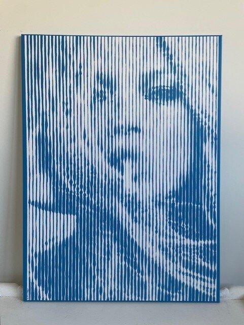 Gerke Rienks - Kate Moss, Handpainted, Antiek en Kunst, Kunst | Schilderijen | Modern