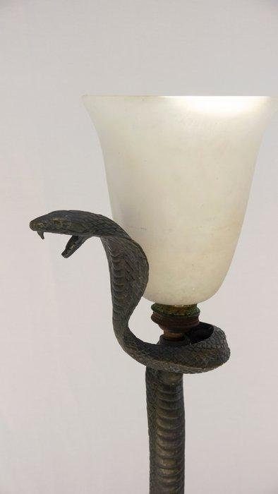 Daum / Edgar Brandt (attr.) - Tafellamp - cobra lamp -, Antiek en Kunst, Kunst | Designobjecten