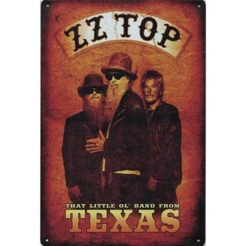 Wandbord - ZZ Top That Little Ol Band From Texas beschikbaar voor biedingen