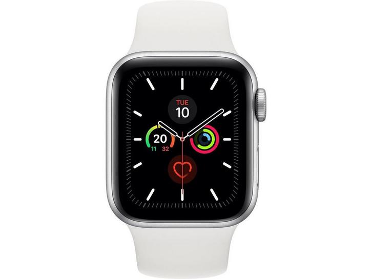 Apple Watch Series 5 OLED 40 mm Zilver GPS, Huis en Inrichting, Woonaccessoires | Overige, Zo goed als nieuw, Verzenden