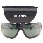 Chanel - Shield Black and Silver Tone Chanel CoCo Logo