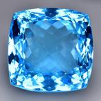 1 pcs  Blauw Topaas  - 43.19 ct - nternational Colored, Handtassen en Accessoires, Edelstenen, Nieuw