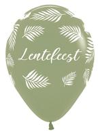 Ballonnen Lentefeest Palms Eucalyptus 30cm 25st, Verzenden, Nieuw