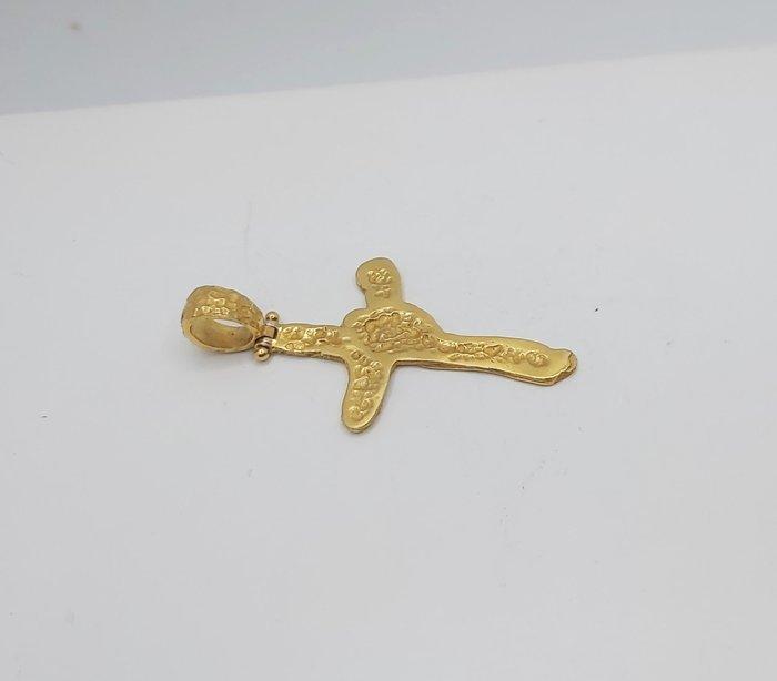 Pendentif en forme de croix - 19,2 carats Or jaune, Bijoux, Sacs & Beauté, Bijoux anciens