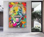 Joaquim Falco - ALBERT EINSTEIN IN LOVE. XXL. Fluor paint, Antiek en Kunst