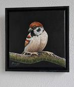 John Bijl (1951) - Mus op een elsentak, Antiek en Kunst