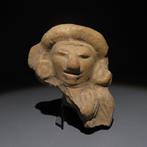 Maya Terre cuite Figurine. Vers 600 - 900 après J.-C.