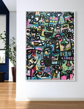 Denis OSSO (1965) - Crossed Gazes - XXL - unique