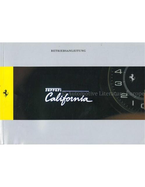 2011 FERRARI CALIFORNIA INSTRUCTIEBOEKJE DUITS, Autos : Divers, Modes d'emploi & Notices d'utilisation