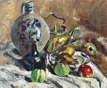 Yolande Ide (1931) - Nature morte, Antiquités & Art, Art | Peinture | Classique