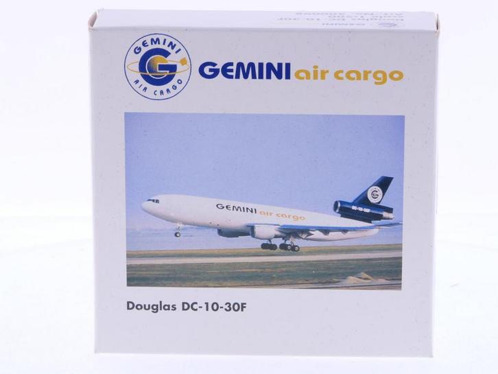Schaal 1:500 Herpa 500098 Gemini Air Cargo Douglas DC-10-..., Hobby en Vrije tijd, Modelbouw | Vliegtuigen en Helikopters, Gebruikt