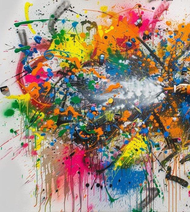 Dine Chanima - (XXL) Giant Urban Muse Dream, Antiquités & Art, Art | Objets design