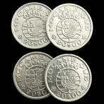 Portugees Mozambique. Republic. Silver 4x 20 Escudos Coins