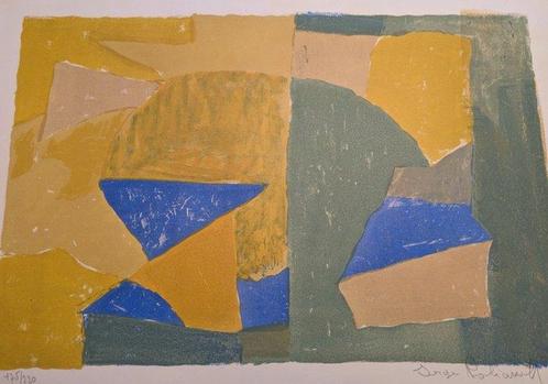 Serge Poliakoff (1900-1969) - Composition jaune, verte,, Antiek en Kunst, Antiek | Overige Antiek