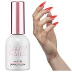 SAUTE Nails Oranje UV/LED Gellak 8ml. - S138 Orange Glow, Nieuw, Make-up, Verzenden