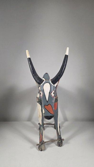 Houten koe - Bozo - Mali, Antiek en Kunst, Kunst | Niet-Westerse kunst