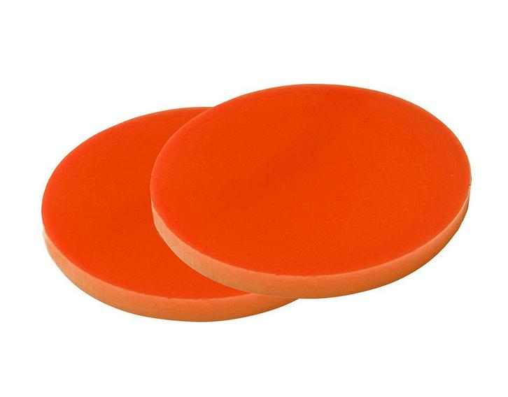 Set van 30 plastic schijfjes (3x30 mm, acrylaat, PMMA, oran, Doe-het-zelf en Bouw, Gereedschap | Overige machines, Nieuw, Verzenden