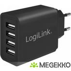 LogiLink PA0211 oplader voor mobiele apparatuur Zwart Binnen, Informatique & Logiciels, Pc & Câble réseau, Verzenden