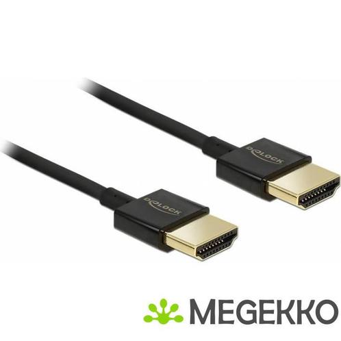 DeLOCK 84773 HDMI kabel 2m met extra dunne kabel, Informatique & Logiciels, Ordinateurs & Logiciels Autre, Envoi