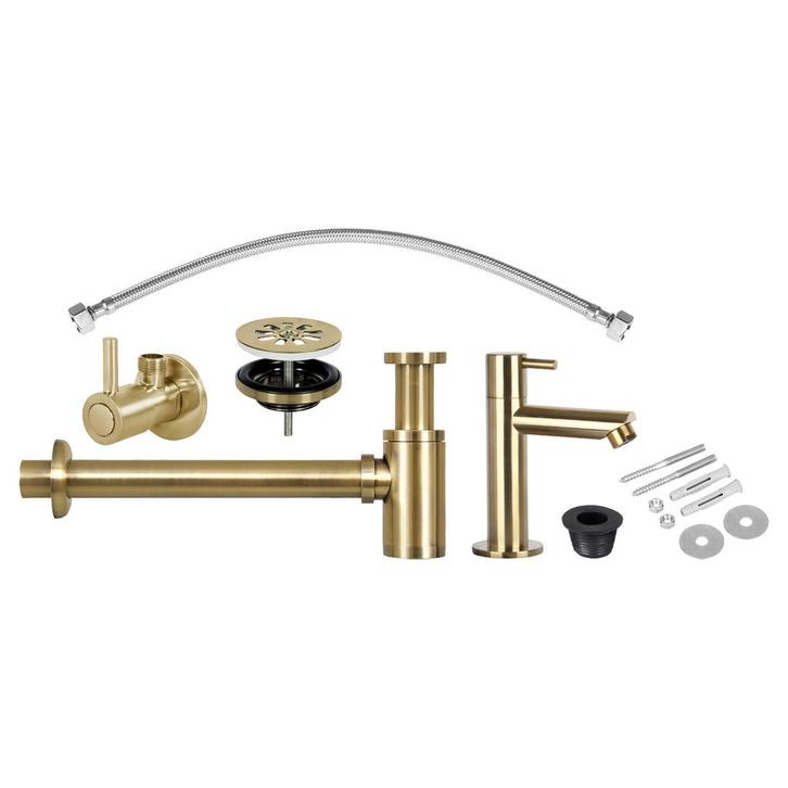 Fonteinkraan Installatie Set Differnz Mix Mat Goud, Bricolage & Construction, Sanitaire, Enlèvement ou Envoi