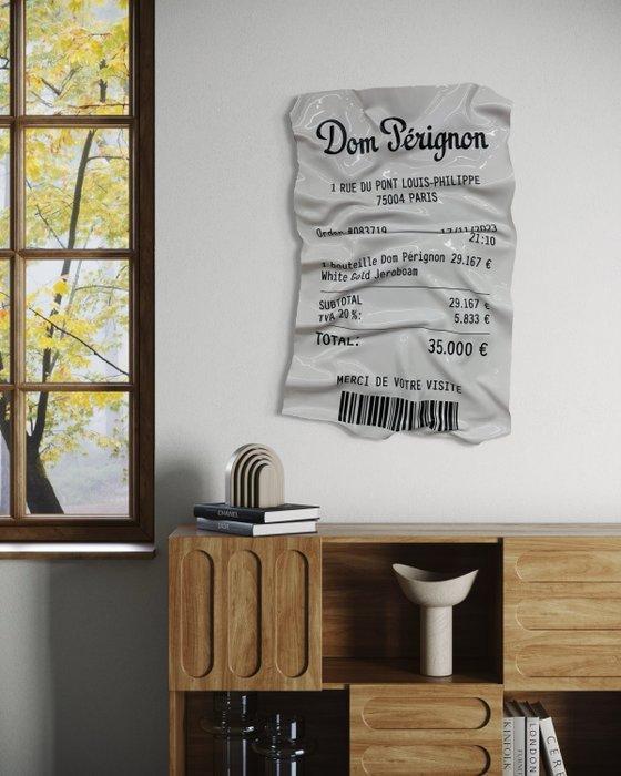 Soyz Bank (1988) - Dom Perignon ticket, Antiek en Kunst, Kunst | Designobjecten