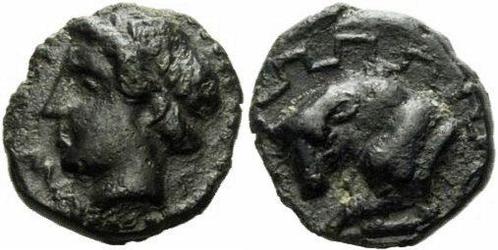 4 /3 Jhd v Ch Magnesia ad Maeandrum Ionien Bronze 4 /3 Jh..., Postzegels en Munten, Munten en Bankbiljetten | Verzamelingen, Verzenden