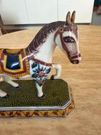 Makkum Tichelaar - Beeld, Handbemaltes Pferd - 16 cm -