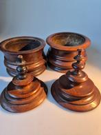 Pot à tabac (2) - Bois - Récipients à tabac néerlandais