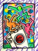 Outside - Keith Haring tribute Spraypaint