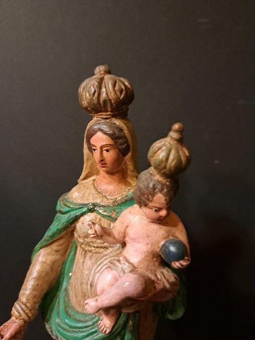 Buste en terre cuite - De Madonna maagd Maria met Kindje, Antiek en Kunst, Kunst | Niet-Westerse kunst