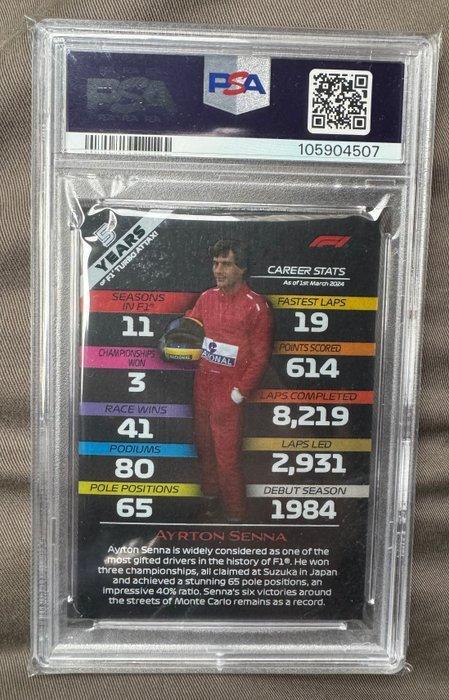 Topps 2024 F1 Turbo Attax Ayrton Senna Black Edge PSA 10 -, Verzamelen, Stickers