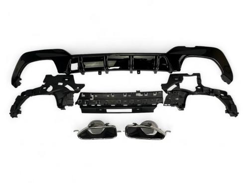 DIFFUSER + UITLAATSTUKKEN (CHROME) GESCHIKT VOOR BMW 3 SERIE, Auto diversen, Auto-accessoires, Verzenden