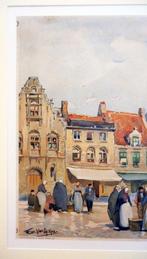 Flori(mond) Van Acker - Markt in Veurne - Jaren 1930