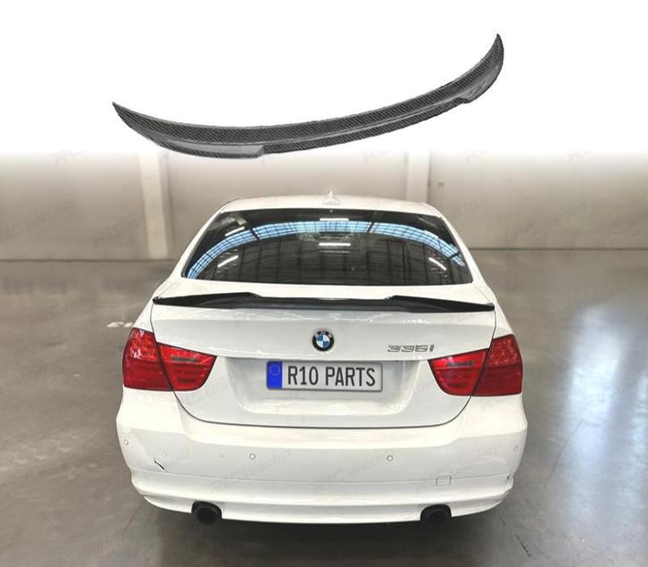 AILERON BECQUET LAME COFFRE BMW E90 LOOK M4 CARBONE, Auto-onderdelen, Carrosserie, Verzenden