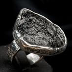 Bague Tourmaline Noire, Protection Naturelle. - Hauteur :, Nieuw