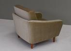 Fauteuil - Teck, mohair - Fauteuil en tissu en velours de