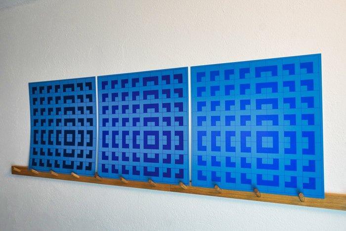 Timm Ulrichs (1940) - 3 x Quadrat - Variator QV.-V, Antiek en Kunst, Antiek | Overige Antiek