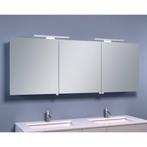 BWS LED Spiegelkast Luxe Aluminium 160x60x14 cm, Doe-het-zelf en Bouw, Ophalen of Verzenden, Nieuw, Overige typen