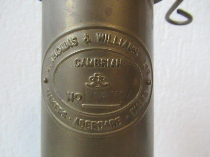 E Thomas & Williams LTD - Lamp - Koper - messing - glas -, Antiek en Kunst, Curiosa en Brocante